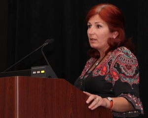 Leticia Toledo-Sherman of CHDI outlined the Foundationās strategy for developing drugs to aimed at improving metabolism in HD